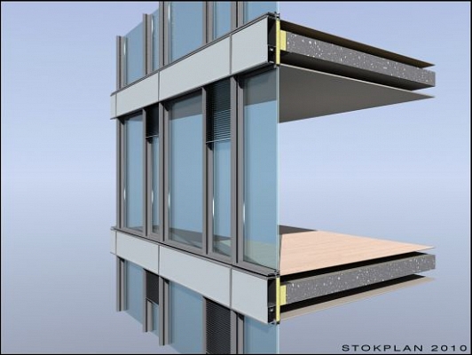 Elemes homlokzat és más különleges megoldások az új K&H-épületen Elemes homlokzat és más különleges megoldások az új K&H-épületen