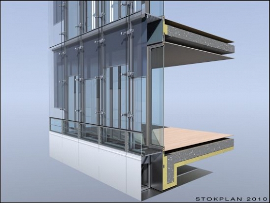 Elemes homlokzat és más különleges megoldások az új K&H-épületen Elemes homlokzat és más különleges megoldások az új K&H-épületen