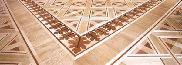 Táblás intarziaparketták akár íves betétekkel is