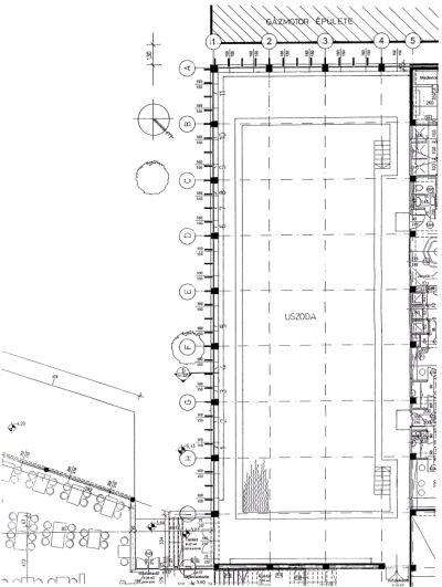 Fedett uszoda vasbeton szerkezeteinek repedései, hibái