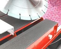 Vizes téglavágógép dönthető fejjel