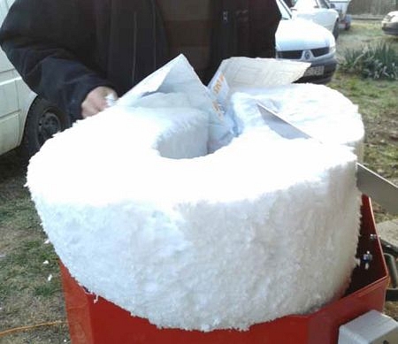 Hatékonyan szigetelő fújható üveggyapot