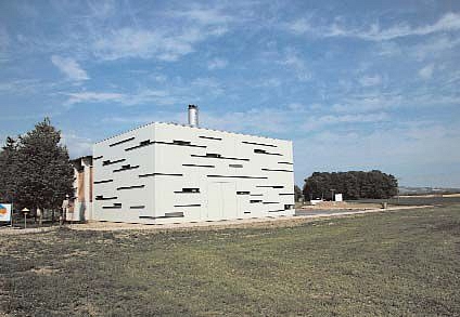 Építészeti látványossággá vált a biomassza erőmű