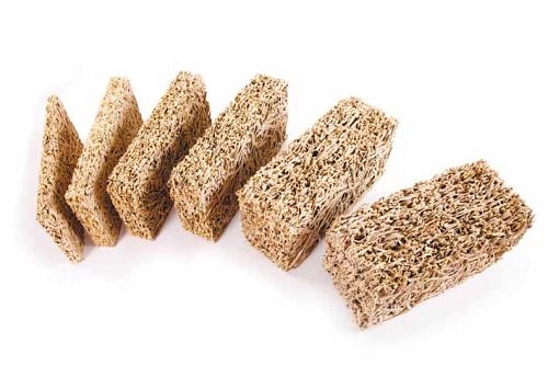 Egyedülálló fejlesztés: nem éghető fagyapot építőlapok