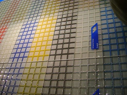 Feltűnően csillógó fugázóhabarcs