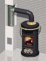 Helytakarékos, sokoldalú és gyorsan telepíthető kémény