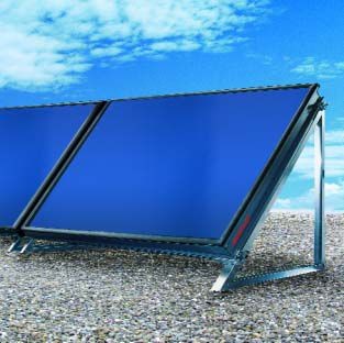Napkollektorok lapostetőkre és ferde tetőkre, szerelve vagy beépítve