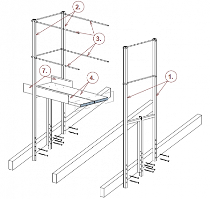 Járdarendszerről biztonságosan lehet dolgozni a tetőn