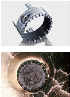 Tűz esetén a mandzsetta eltöri a műanyag csövet