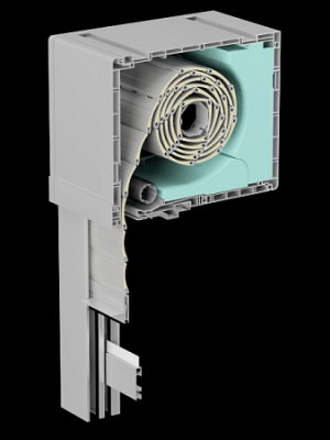 Vakolható felsőtokos redőnyrendszer