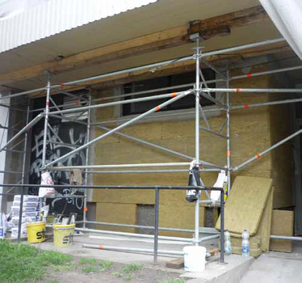 Ásványgyapot szigetelés ötven méter magas épületen Ásványgyapot szigetelés ötven méter magas épületen