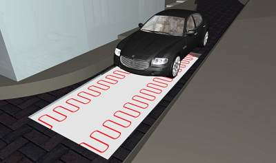 Gépkocsifeljárók, rámpák hó- és jégmentesítése