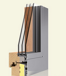 Fa-alumínium nyílászárók passzívházakhoz