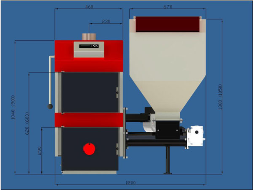 Környezetbarát, szilárdtüzelésű automata kazán