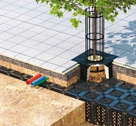 Városi fatelepítés – a gyökércella védi a fát és védi a burkolatot Városi fatelepítés – a gyökércella védi a fát és védi a burkolatot