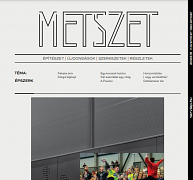 Az épszerk konferenciára megjelent a Metszet 6. száma