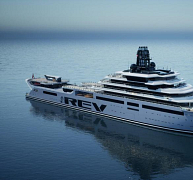 Új kémények a REV Ocean kutatóhajón Új kémények a REV Ocean kutatóhajón